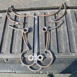 Metal Bull Head Yard Art Sculpture 3/8Th Round Stock Steel Can Be Made Any Size Needed Also As A Long Horn Steer - thumbnail 2