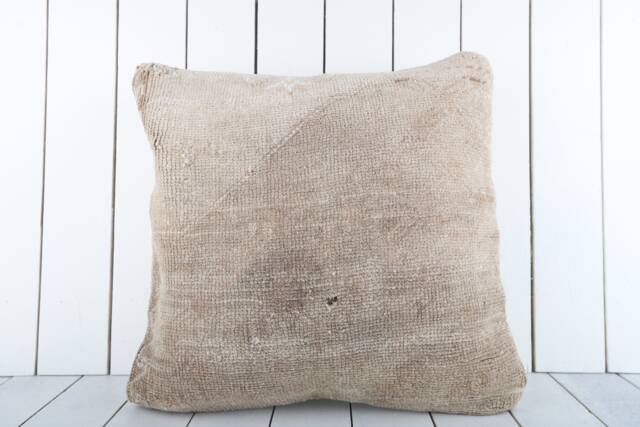 Turkish Kilim Pillow Cover 20x20 Inch Vintage Anatolian Throw - image 1
