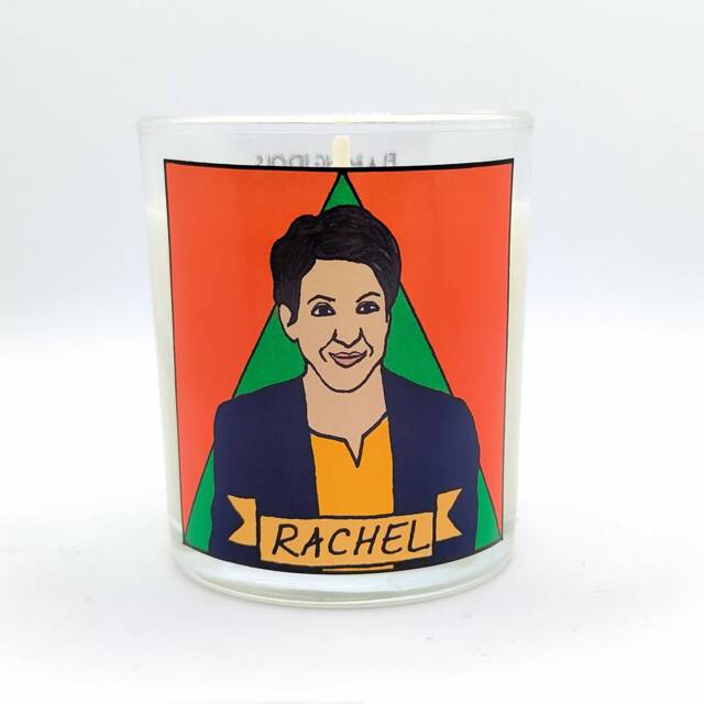 Rachel Maddow Glass Votive Candle // Lgbtq Altar - image 1
