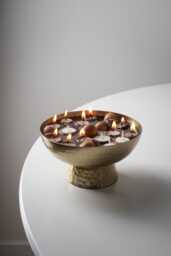 Acorn Floating Candles, Autumn Decor, Cap Mini Scented Birthday Celebration Gift - thumbnail 1