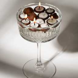 Acorn Floating Candles, Autumn Decor, Cap Mini Scented Birthday Celebration Gift - thumbnail 3