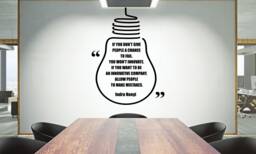 Teamwork Quote Wall Decal Inspirational Office Decor 2395Re - thumbnail 1