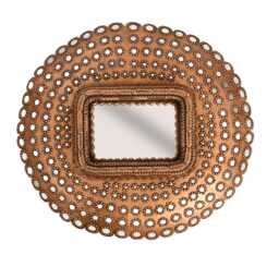 Peacock Feather Style Big Size Wooden Wall Mirror Frame For Exclusive D??cor - thumbnail 2