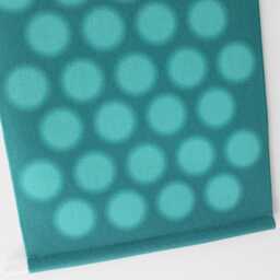 Teal Pin Grid Banner - Faded Circle Enamel Wall Hanging - Collector Display Fabric - thumbnail 4