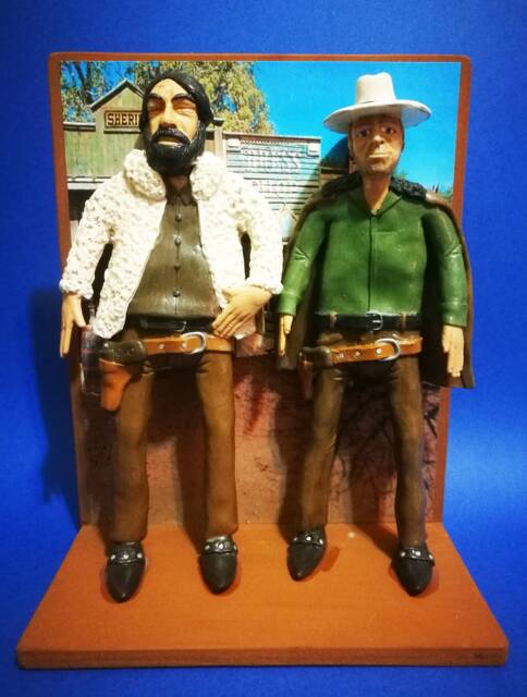 "Figurine - Action Figure Bud Spencer & Terence Hill Film ""God Forgive ... I Don't" - image 1