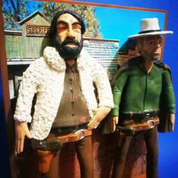 "Figurine - Action Figure Bud Spencer & Terence Hill Film ""God Forgive ... I Don't" - thumbnail 3