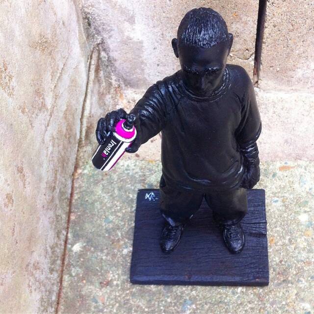Graffiti Artist. Street Writer. Resin Sculpture - image 1