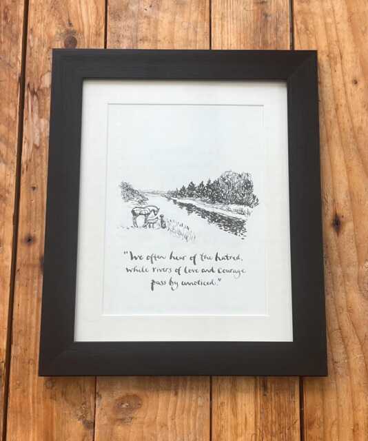 Framed Print From Always Remember - The Boy Mole Fox, Horse & The Storm By Charlie Mackesy