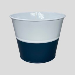Pink, Blue & Green Metal Plant Pots - Fits 12cm - thumbnail 3