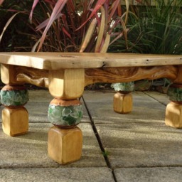 Rustic, Solid Wood Coffee Table - thumbnail 4