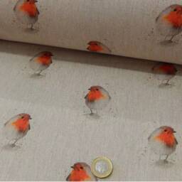 Red Robin Cushion Cover, Cushion, Gift For Her, Bird Lovers Gift, Christmas Lovers, Letterbox - thumbnail 2