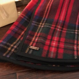 stewart Royal Tartan Recycled Wool Christmas Tree Skirt - thumbnail 2