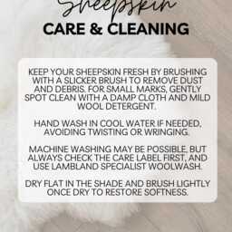 British Sheepskin Rug Grade A Natural Hide, Bright Blue - thumbnail 3