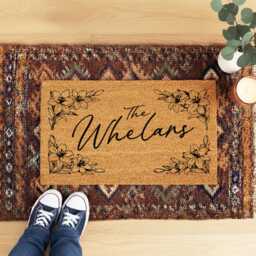 Elegant Family Name Welcome Mat - thumbnail 2
