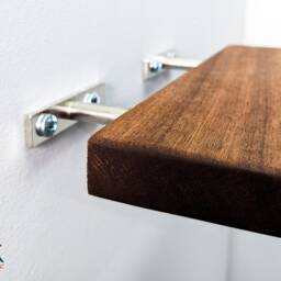 Custom Floating Shelves - Small To Medium Pick Your Size Mahogany Plants, Books, Keys, Candles, Wall D??cor Boho Minimalist - thumbnail 3