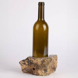 Handmade Nero Picasso Marble Wine Bottle Holder - thumbnail 3