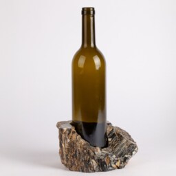 Handmade Nero Picasso Marble Wine Bottle Holder - thumbnail 2