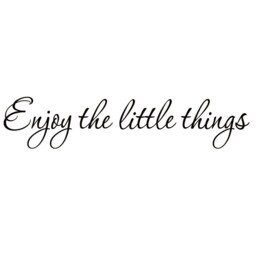 Vwaq Enjoy The Little Things Vinyl Wall Decal Saying Family Room Quotes Sayings Stickers Decor - thumbnail 2