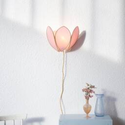 Flower Wall Lamp - Sugar & Gold - thumbnail 2