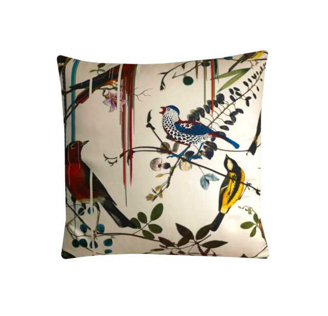 Christian Lacroix Birds Sinfonia Cushion Botanical Pillow Cover - image 1