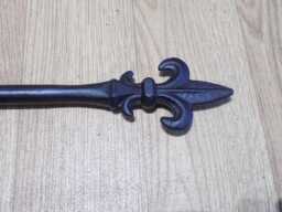 Curtain Rail Set - Up...handcrafted in The Ukwrought Iron - Forged Steel+Free Fixing Kit - thumbnail 1