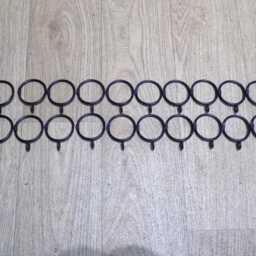 Curtain Rail Set - Up...handcrafted in The Ukwrought Iron - Forged Steel+Free Fixing Kit - thumbnail 3