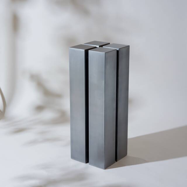New York Steel Plinth Table - Metal Plinth- High End Personal Drinks Hall Industrial - image 1