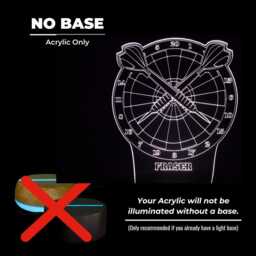 Personalised Dart Board Led Night Light, Gifts For Him, Dad Gift, Darts Lights, Bedroom Light - thumbnail 4