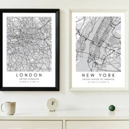 London Map Art Print Minimalist City Poster - thumbnail 2