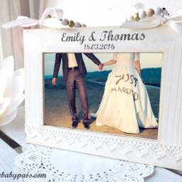 Photo Frame Personalized With Name & Date Of Birth/Photo Text Your Choice - thumbnail 3