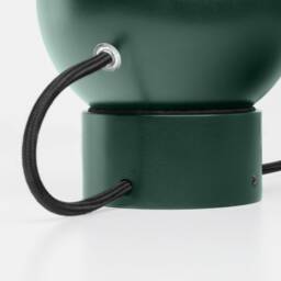 Hanson Wall Sconce Dark Green Plug-In On/Off Switch Bedside Lamp - thumbnail 3