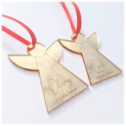In Loving Memory Bauble/ in Gift /Silver Bauble/Rose Gold Bauble/Christmas Decoration/ Angel Christmas /Gold - thumbnail 1