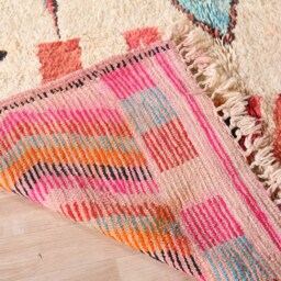 Vintage Boujaad Rug, Authentic Moroccan Rug 5x8 Ft - thumbnail 4