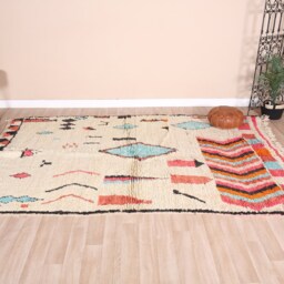 Vintage Boujaad Rug, Authentic Moroccan Rug 5x8 Ft - thumbnail 2