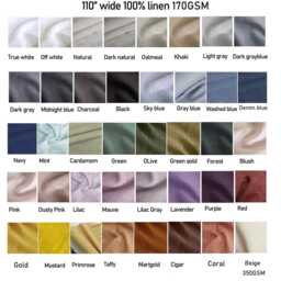 Ripple Folds Linen Curtains, Track Included, 37 Colors A Pair Of 100% Curtains , Living Room Bedroom Custom Made - thumbnail 4