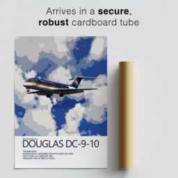 Midwest Express Mcdonnell Douglas Dc-9 Poster - Detailed Aviation Art Print Civil Airliner Wall Gift For Pilot - thumbnail 3