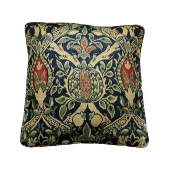 William Morris Granada Cushion Cover Arts & Crafts Linen Throw Pillow - image 1