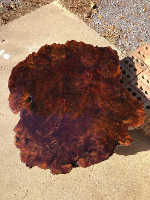 Your Custom Listing - Amazing Live Edge Round Walnut Epoxy Coffee Table - image 1