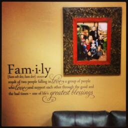 Family Definition Wall Decal Greatest Blessings Vinyl Sticker - thumbnail 2