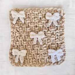 Dummy Blanket - Baby Comforter Soft Chenille Lovey Pacifier Holder Security Handmade Gift UK - thumbnail 3