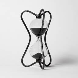 Wrought Iron Hourglass - Rustic Sand Timer, 15 Or 30 Minute