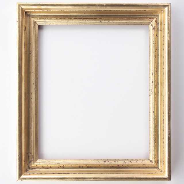 "Gold Leaf Scoop Picture Frame To Fit 10"" X 12" - image 1