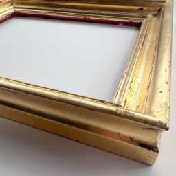 "Gold Leaf Scoop Picture Frame To Fit 10"" X 12" - thumbnail 2