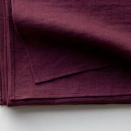 Merlot Linen Beach Towel, Large Absorbent Bath Sheet - thumbnail 2