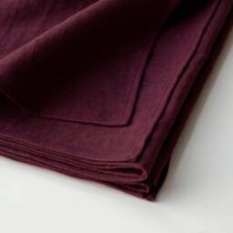 Merlot Linen Beach Towel, Large Absorbent Bath Sheet - thumbnail 3