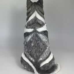 Custom Dog Urn Clay Pet Memorial Sculpture - thumbnail 4