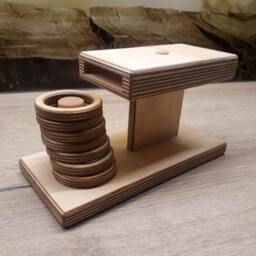 Montessori Toddler Box With Sliding Discs, Material, Gift - thumbnail 2