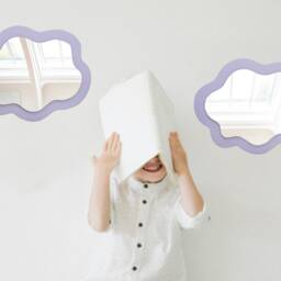Cloud Wavy Wall Mirror, Oval Mirror For Nursery, Asymmetrical Decorative - thumbnail 3