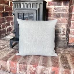 1406. Scatter Dove 100% Linen Cushion Cover. Size 12x12 - thumbnail 1