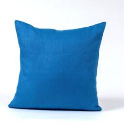 Thibaut Floral Pillow Cover Blue Jacobean Linen Cotton Blend - thumbnail 4